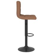 Vidaxl Bar Stool Brown Fabric