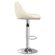 Vidaxl Bar Stool 2 Pcs Cream Velvet
