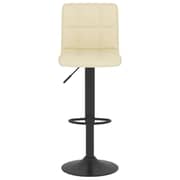 Vidaxl Bar Stool Cream Fabric