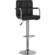 Vidaxl Bar Stool Black Faux Leather