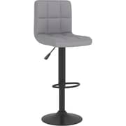 Vidaxl Bar Stool Light Grey Fabric