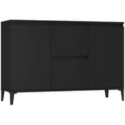Vidaxl Sideboard Black 104x35x70 Cm Chipboard