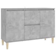 Vidaxl Sideboard Concrete Grey 103.5x35x70 Cm Chipboard