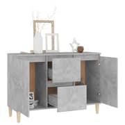 Vidaxl Sideboard Concrete Grey 103.5x35x70 Cm Chipboard