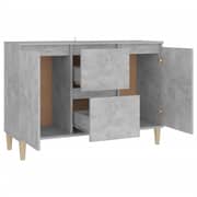 Vidaxl Sideboard Concrete Grey 103.5x35x70 Cm Chipboard
