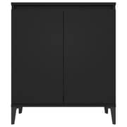 Vidaxl Sideboard Black 60x35x70 Cm Chipboard
