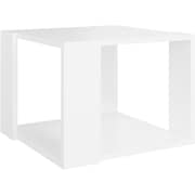 Vidaxl Coffee Table White 40x40x30 Cm Engineered Wood