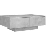 Vidaxl Coffee Table Concrete Grey 90x60x31 Cm Chipboard