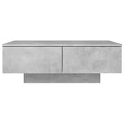 Vidaxl Coffee Table Concrete Grey 90x60x31 Cm Chipboard