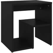 Vidaxl Bed Cabinet Black 40x30x40 Cm Chipboard