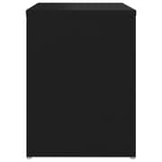 Vidaxl Bed Cabinet Black 40x30x40 Cm Chipboard