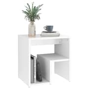 Vidaxl Bed Cabinets 2 Pcs White 40x30x40 Cm Chipboard