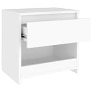 Vidaxl Bedside Cabinets 2 Pcs White 40x30x39 Cm Chipboard