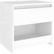 Vidaxl Bedside Cabinet White 40x30x39 Cm Chipboard