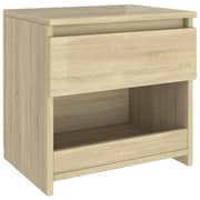 Vidaxl Bedside Cabinets 2 Pcs Sonoma Oak 40x30x39 Cm Chipboard