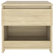 Vidaxl Bedside Cabinets 2 Pcs Sonoma Oak 40x30x39 Cm Chipboard