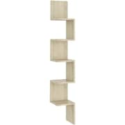 Vidaxl Wall Corner Shelf Sonoma Oak 20x20x127.5 Cm Chipboard