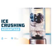 Powerology 6-Blade Portable Juicer 450ml 126W with Built-in Battery 2500mah Black