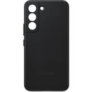 Samsung Leather Cover Black For Galaxy S22