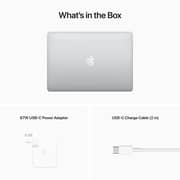 Apple MacBook Pro 13.3-inch (2022) - Apple M2 Chip / 8GB RAM / 512GB SSD / 10-core GPU / macOS Monterey / English Keyboard / Silver / Middle East Version - [MNEQ3ZS/A]