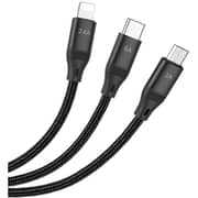 Hoco 3-in-1 Charging Data Cable 1.2m Assorted