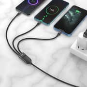 Hoco 3-in-1 Charging Data Cable 1.2m Assorted