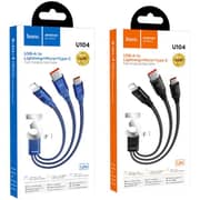 Hoco 3-in-1 Charging Data Cable 1.2m Assorted