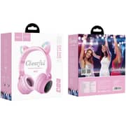 Hoco W27 Wireless Over Ear Headphones Pink
