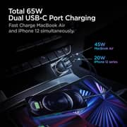 Spigen Usb C Car Charger, 65w Dual Port Car Charger Fast Charge (pd 3.0 Charging 45w + 20w), Type C Car Adapter For Iphone 13 Pro Max 13 Mini 12 Macbook Air Ipad Pro Galaxy S22 Ultra Plus S21 Note 20