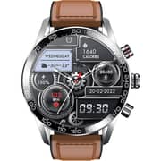 Xcell Elite 1 Smart Watch Brown with Leather Strap