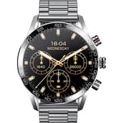 Xcell Elite 1 Smart Watch Silver with Stainless Steel Strap