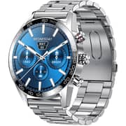 Xcell Elite 1 Smart Watch Silver with Stainless Steel Strap