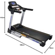 Treadmill for Home, Foldable Heavy Duty AC Motor Treadmill with 3.0 HP Continuous / 6.0 HP Peak Power, 15-Level Auto Incline, FitShow App Support, Light Commercial Cardio Machine – EM-1281
