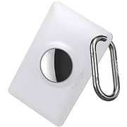 Spigen Air Fit Designed For Apple Airtag Wallet Card Case Cover Airtags Holder For Airtag Keychain Ring (2021) - White