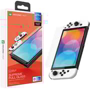 Amazing Thing Anti Glare Supreme Glass [2 Pack] Duo Set Designed For Nintendo Switch Oled Screen Protector Tempered Glass For Gamers With Dust Free Omni Technology - [radix Pure Matte]