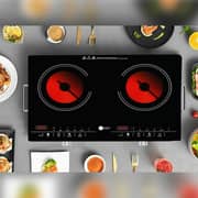 Afra Freestanding Double Infrared Cooker AF-3000ICBK