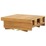 vidaXL Folding Sun Lounger With Cushion Solid