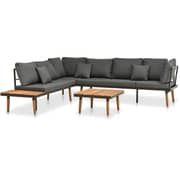 Vidaxl 4 Piece Garden Lounge Set With Cushions Solid Acacia Wood