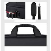 Goldfinch Portable One Shoulder Handheld Zipper Laptop Bag 15.4inch Black