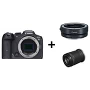 Canon EOS R7 Mirrorless Digital Camera Body Black With RF-S 18-150mm F3.5-6.3 IS STM Lens and EF-EOS R Mount Adapter
