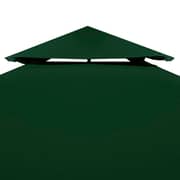Vidaxl Gazebo Cover Canopy Replacement 310 G / M² Green 3 X 3 M