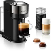 Nespresso GCV1 Vertuo Next Coffee Machine GCV1-ME-BU + Aeroccino Black