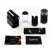 Nespresso D40 Inissia Coffee Machine D40-BU-BK + Aerocino Black