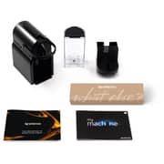 Nespresso D40 Inissia Coffee Machine D40-BU-BK + Aerocino Black