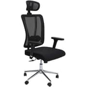 Office Chair High Back, Black - Aft874h By Galaxy