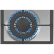 Milton 4 Burner Built In Stainless Steel Gas Hob With Auto Ignition, Euro Pool Burners, Cost-iron Pan Support, Inox Capped Knobs, Silver Color Size (60 X 60) Cm Model - Mhg607ss -1 Year Warranty.