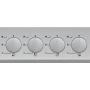Milton 4 Burner Built In Stainless Steel Gas Hob With Auto Ignition, Euro Pool Burners, Cost-iron Pan Support, Inox Capped Knobs, Silver Color Size (60 X 60) Cm Model - Mhg607ss -1 Year Warranty.