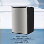 Bompani Upright Freezer 92 Liters Silver Model Buf245s -1 Years Full & 5 Years Compressor Warranty.
