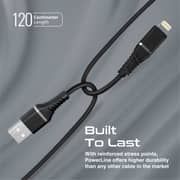 Promate PowerLine-Ai120 Charging Cable 1.2m Black