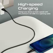 Promate PowerLine-Ai120 Charging Cable 1.2m Black